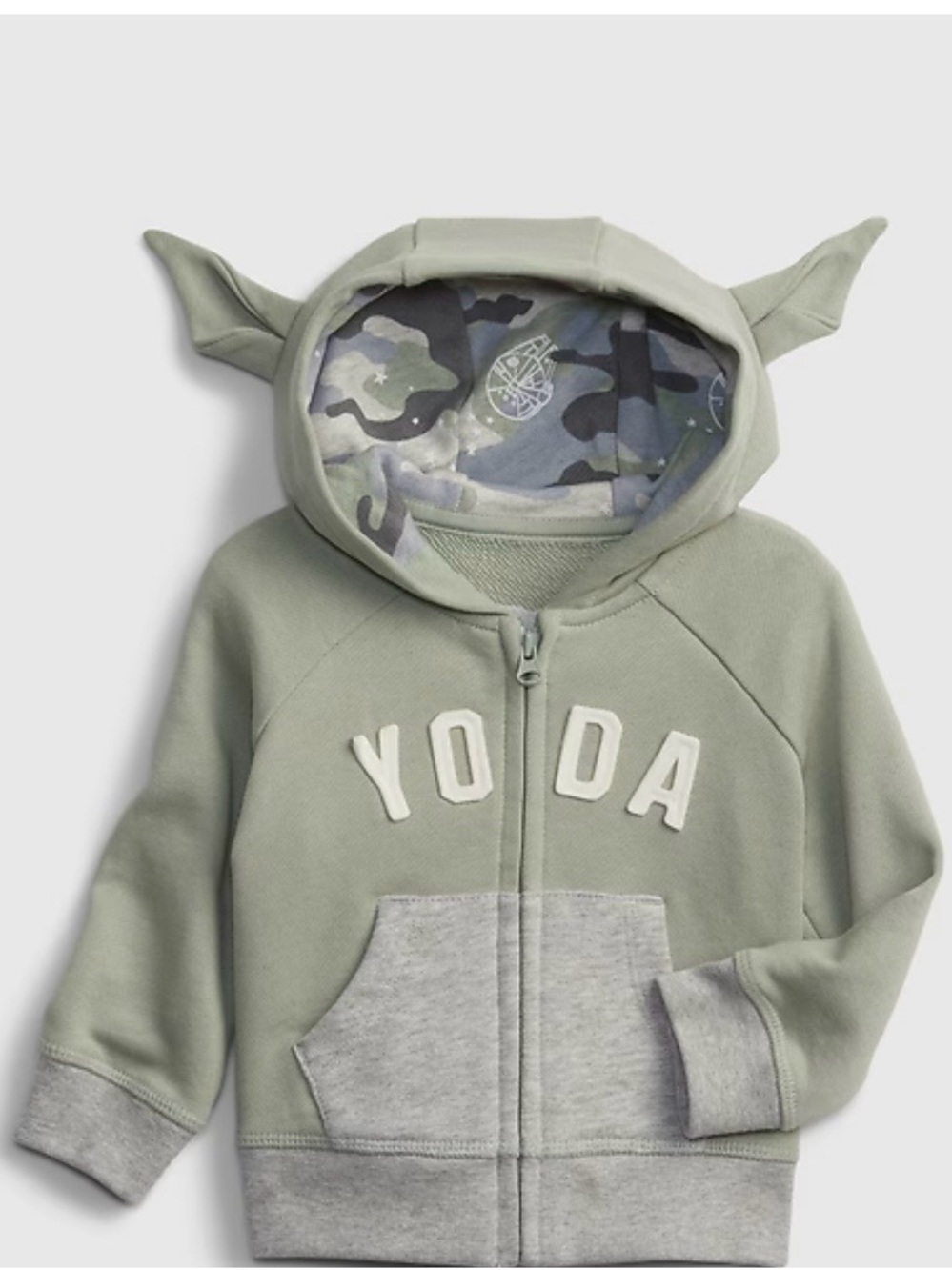 Baby GAP YODA Hoodie & Joggers 2 pc Set size 3-6 months
